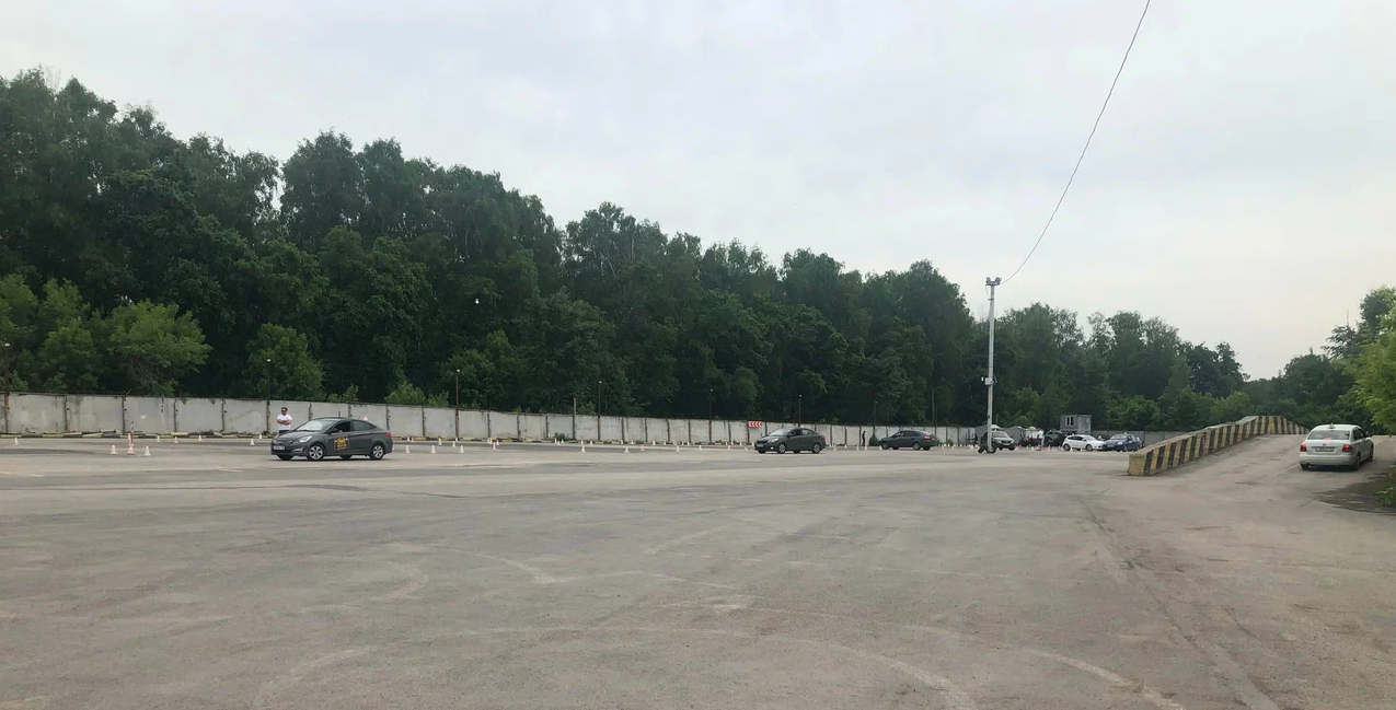 Видео с автодрома и первых практических занятий